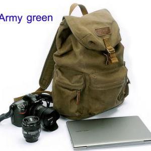 Canvas Camera Bag Photography Backpacks Csc Camera..