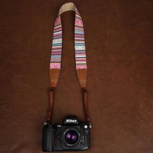 Gifts / Pink Bohemian Style Slr Camera Strap..