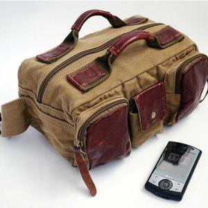 Camera Bag Canvas Leather Waist Bag Camera Waist..