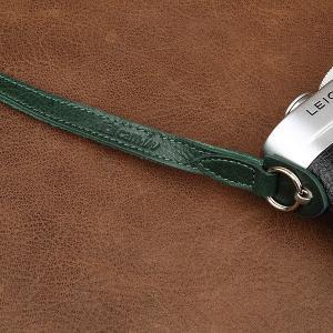 Dark Green Leather Camera Strap, Dslr Camera Strap..