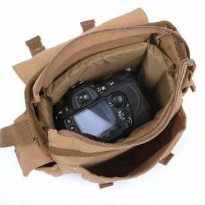 Camera Bag Canvas Camera Messenger Bag Camera..